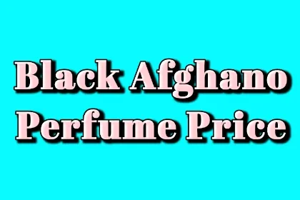 Black Afghano Perfume Price in Pakistan